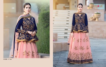 GULZAR BRIDAL LEHENGHA COLLECTION WHOLESALE BEST RATE BY GOSIYA EXPORTS SURAT INDIA (6)