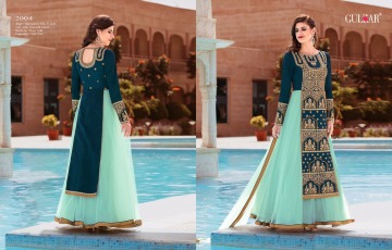GULZAR CELEBRATION WEAR PARTY WEAR DRESSES IN WHOLESALE BEST RATE BY GOSIYA EXPORTS SURAT (6)