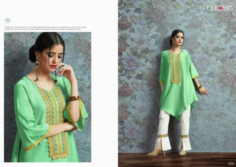 GULZAR PRESENTS G-LTE SATIN FABRIC SEMI STITCHED DRESS MATERIAL WHOLESALE BEST RATE BY GOSIYA EXPORTS SURAT (4)