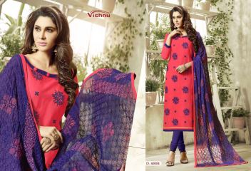 HASNA VOL 4 BY VISHNU IMPEX PURE COTTON CASUAL WEAR SALWAR KAMEEZ WHOLESALE SUPPLIER BEST (11)