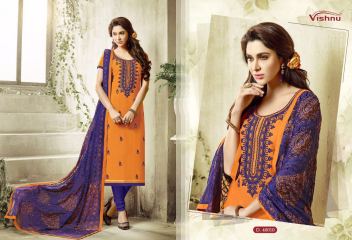 HASNA VOL 4 BY VISHNU IMPEX PURE COTTON CASUAL WEAR SALWAR KAMEEZ WHOLESALE SUPPLIER BEST (4)