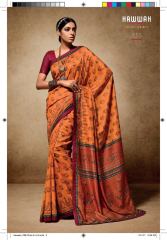 HAWWAH 711-720 SERIES PURE NATURAL FABRICS SAREES CATALOG WHOLESALE SUPPLIER ONLINE BEST RATE BY GOSIYA EXPORTS SURAT (5)