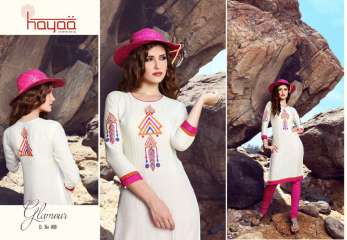 Hayaa trendy embroidery kurti WHOLESALE BEST RATE BY GOSIYA EXPORTS SURAT (10)