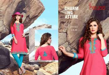 Hayaa trendy embroidery kurti WHOLESALE BEST RATE BY GOSIYA EXPORTS SURAT (13)