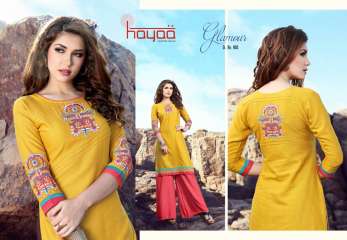 Hayaa trendy embroidery kurti WHOLESALE BEST RATE BY GOSIYA EXPORTS SURAT (2)