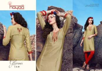 Hayaa trendy embroidery kurti WHOLESALE BEST RATE BY GOSIYA EXPORTS SURAT (7)