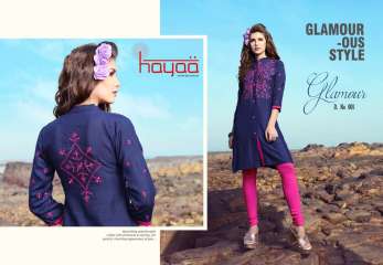 Hayaa trendy embroidery kurti WHOLESALE BEST RATE BY GOSIYA EXPORTS SURAT (8)