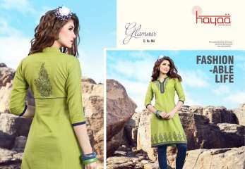 Hayaa trendy embroidery kurti WHOLESALE BEST RATE BY GOSIYA EXPORTS SURAT (9)