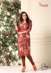 Hayaa Trendy Patterned kurtis WHOLESALE BEST RAET BY GOSIYA EXPORTS SURAT (3)