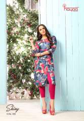 Hayaa Trendy Patterned kurtis WHOLESALE BEST RAET BY GOSIYA EXPORTS SURAT (5)