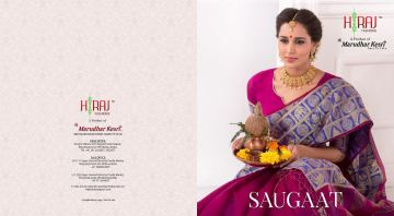 HIRAJ SAUGAAT DISGNER SAREE CATLOG WHOLESALE BEST RATE BY GOSIYA EXPORTS FROM SURAT (15)