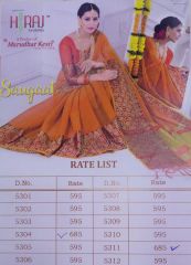 HIRAJ SAUGAAT DISGNER SAREE CATLOG WHOLESALE BEST RATE BY GOSIYA EXPORTS FROM SURAT (9)