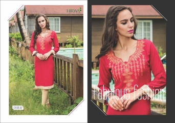 HIRWA CRAYONS PURE RAYON EMBROIDERED KURTIS WHOLESALE DEALER BEST RATE BY GOSIYA EXPORTS SURAT (1) - Copy