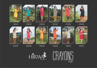 HIRWA CRAYONS PURE RAYON EMBROIDERED KURTIS WHOLESALE DEALER BEST RATE BY GOSIYA EXPORTS SURAT (12)
