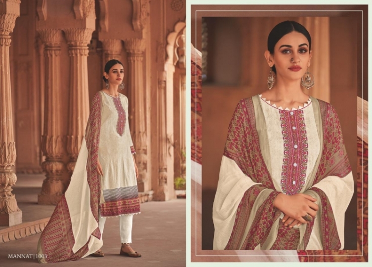 HOUSE OF LAWN MANNAT JAM SATIN WITH EMBROIDERY WORK KARACHI SUIT WHOLESALE DEALER BEST RATE BY GOSIYA EXPORTS SURAT (2)