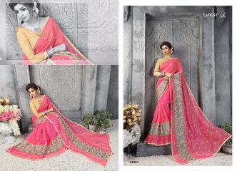 IFESTYLE FLORA COTTON FLORAL WORK COTTON WHOLESALE BEST RATE SAREE IN BY GOSIYA EXPORTS SURAT (4)