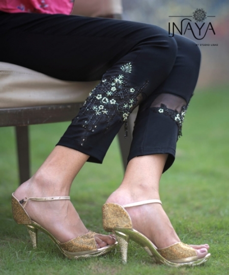INAYA BY LIBAS PRESENTS DESIGNER CIGRATTE PANTS WIHT EMBROIDERY WHOLESALE BEST RATE BY GOSIYA EXPORTS SURAT (6)