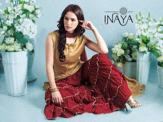 INAYA BY STUDIO LIBAS GHARARA PANTS PURE COTTON REYON COLLECTION WHOLESALE SELLER BEST RATE BY GOSIYA EXPORTS SURAT (5)