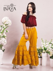 INAYA BY STUDIO LIBAS GHARARA PANTS PURE COTTON REYON COLLECTION WHOLESALE SELLER BEST RATE BY GOSIYA EXPORTS SURAT (7)