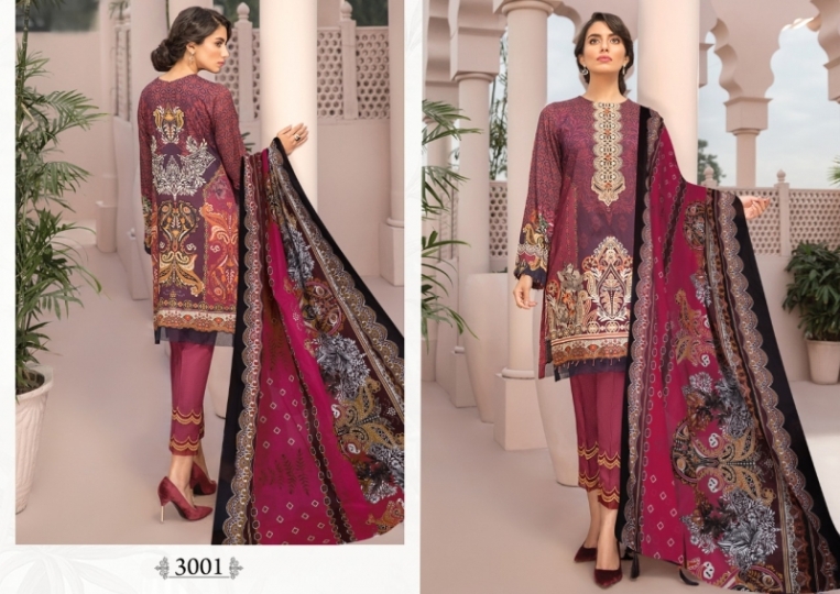 IRIS VOL 3 COTTON FABRIC WITH PRINTS WORK SALWAT SUIT KARACHI PRINTS WHOLESALE DEALER BEST  RATE BY GOSIYA EXPORTS SURAT (13)