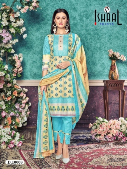 ISHAAL PRINTS PRESENTS GULMOHAR VOL 10 COTTON FABRIC SALWAR SUIT WHOLESALE DEALER BEST RATE BY GOSIYA EXPROTS SURAT (27)