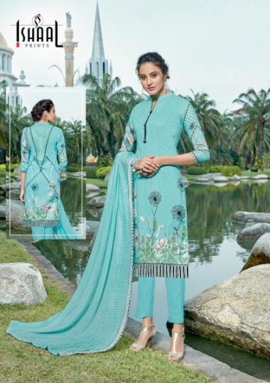 ISHAAL PRINTS PRESENTS GULMOHAR VOL 11 LAWN COTTON FABRIC DRESS MATERIAL WHOLESALE DEALER BEST RATE BY GOSIYA EXPORTS SU (16)