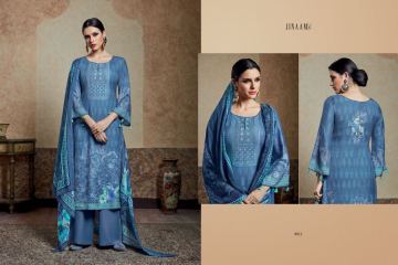 JINAAM DRESS ZARAH COTTON SATIN STRAIGHT NECK EMBROIDERED SALWAR KAMEEZ (1)