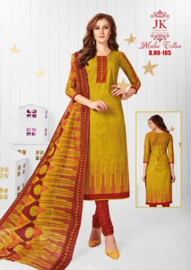 JK COTTON CLUB MALAI COTTON HEAVY LAWN  (8)