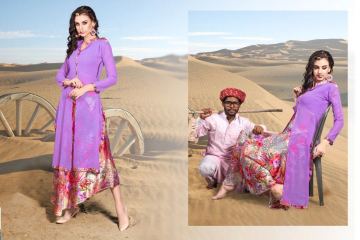 JUGANI STICHED GEORGETTE KURTI & PLAZOO COLLECTION WHOLESALE DEALER BEST RATE BY GOSIYA EXPORTS SURAT (1)