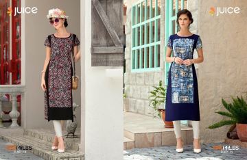 JUICE VOL 3 100 MILES CASUAL WEAR RAYON KURTI WHOLESALE BEST RATE BY GOSIYA EXPORTS SUPPLIER AND DEALER SURAT (6)