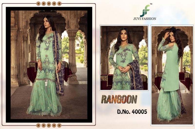 JUVI FASHION RANGOON GEORGETTE PAKISTANI SUIT WHOLESALE DEALER BEST RATE BY GOSIYA EXPORTS SURAT (4)