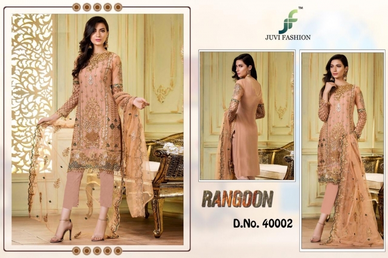 JUVI FASHION RANGOON GEORGETTE PAKISTANI SUIT WHOLESALE DEALER BEST RATE BY GOSIYA EXPORTS SURAT (6)