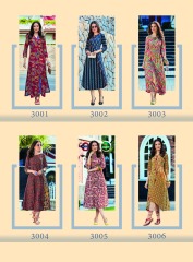 Kajal style f- femina vol 3 long style kurties collection at wholesale BEST RATE BY GOSIYA EXPORTS SURAT (12)
