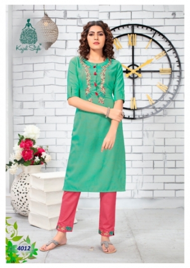 KAJAL STYLE F LABEL VOL 4 KURTI PLAZO PAINT SHARARA COMBO WHOLESALE  DEALER BEST RATE BY GOSIYA EXPORTS SURAT (3)