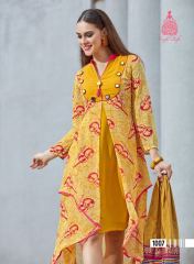 KAJAL STYLE FASHION BLOSSOM VOL 1 CATALOG GEORGETTE PARTY WEAR KURTIES WHOLESALE SELLER BEST RATE BY GOSIYA EXPORTS SURAT ( (6)
