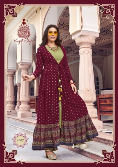 KAJAL STYLE FASHION LAKME VOL.4 ETHNIC PARTYWEAR COLLECTION  WHOLESELLER DEALER BEST RATE BY GOSIYA EXPORTS SURAT (4)