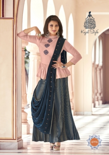 KAJAL STYLE FASHION LAKME VOL.4 ETHNIC PARTYWEAR COLLECTION  WHOLESELLER DEALER BEST RATE BY GOSIYA EXPORTS SURAT (7)