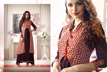 KAJREE FASHION RIVAAZ CATALOG SOFT SILKS WITH RAYON PARTY WEAR GOWNS COLLECTION (2)