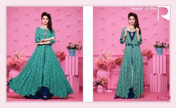 KAJREE FASHION RUNWAY RAYON PARTY WEAR KURTIS COLLECTION WHOLESALE SUPPLIER BEST RATE BY GOSIYA EXPORTS SURAT (10)