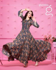 KAJREE FASHION RUNWAY RAYON PARTY WEAR KURTIS COLLECTION WHOLESALE SUPPLIER BEST RATE BY GOSIYA EXPORTS SURAT