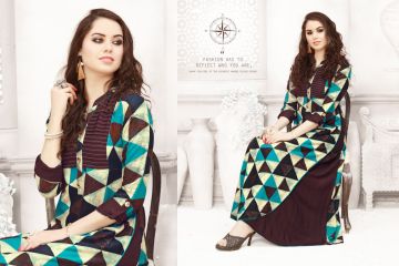 Kajri style panchu vol 1 long gown style kurties collection at wholesale BEST RATE BY GOSIYA EXPORTS SURAT (10)