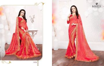 KALISTA FASHION BRASSO SAREES COLLECTION WHOLESALE BEST RATE BY GOSIYA EXPOERS SURAT (8)