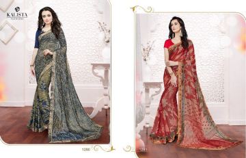 KALISTA FASHION BRASSO SAREES COLLECTION WHOLESALE BEST RATE BY GOSIYA EXPOERS SURAT (9)