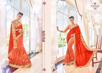 KALISTA FASHION BY AAFREEN CATALOGUE DESIGNER PARTY WEAR SAREES COLLECTION WHOLESALE BEST RATE BY GOSIYA EXPORTS SURAT (10)