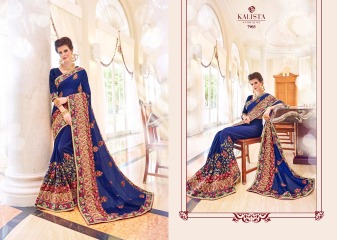KALISTA FASHION BY AAFREEN CATALOGUE DESIGNER PARTY WEAR SAREES COLLECTION WHOLESALE BEST RATE BY GOSIYA EXPORTS SURAT (4)