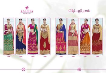KALISTA FASHION GHUNGHAT BRIDAL WEAR LEHENGA COLLECTION BUY AT WHOLESALE BEST RATE BY GOSIYA EXPORTS SURAT (8)