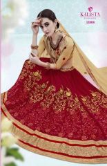 KALISTA FASHION GHUNGHAT BRIDAL WEAR LEHENGA COLLECTION BUY AT WHOLESALE BEST RATE BY GOSIYA EXPORTS SURAT
