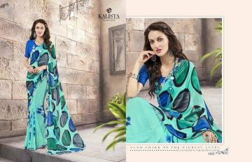 KALISTA FASHION LILY VOL 1 GEORGETTE PRINTS SAREES WHOLSALER BEST RATE BY GOSIYA EXPORTS (1)