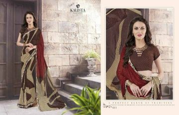 KALISTA FASHION LILY VOL 1 GEORGETTE PRINTS SAREES WHOLSALER BEST RATE BY GOSIYA EXPORTS (10)