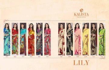KALISTA FASHION LILY VOL 1 GEORGETTE PRINTS SAREES WHOLSALER BEST RATE BY GOSIYA EXPORTS (12)